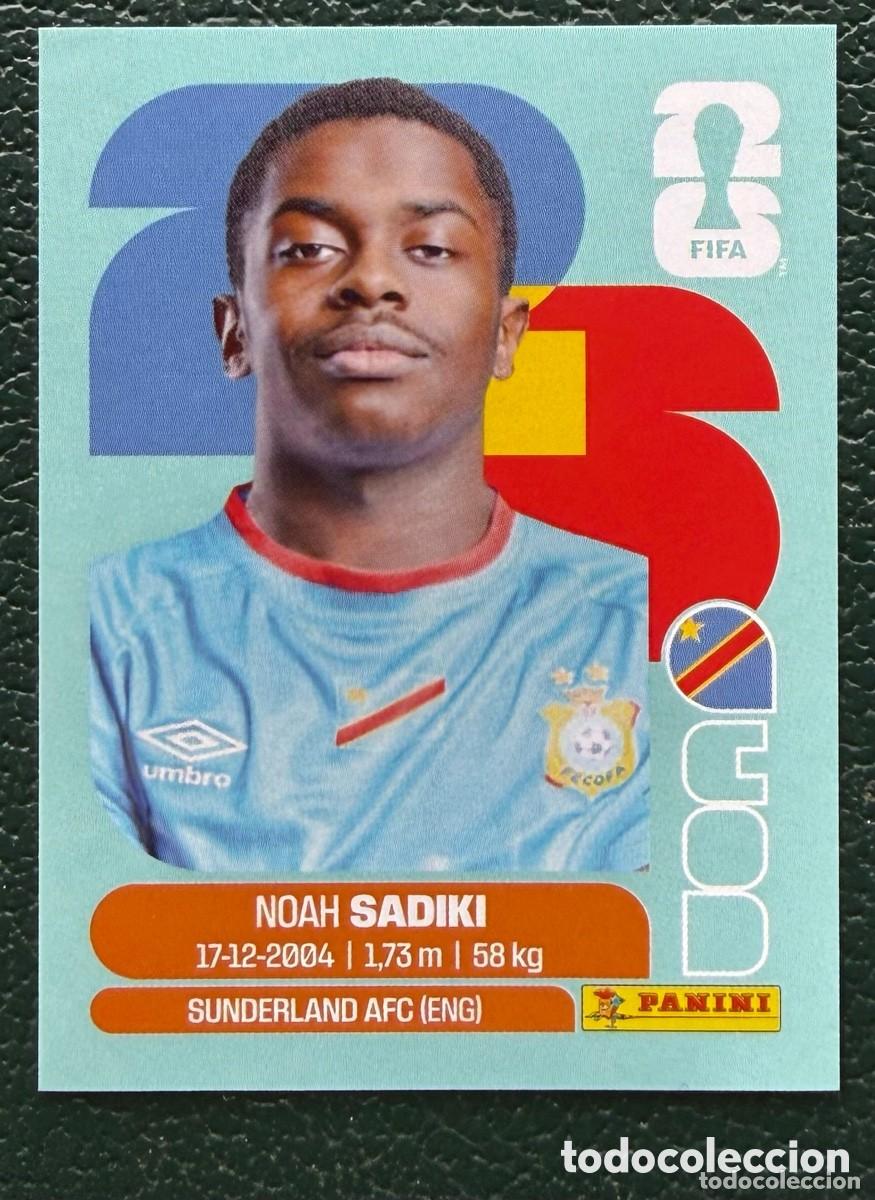 Cromos de f&uacute;tbol: COD 12 NOAH SADIKI REPUBLICA DEL CONGO CROMOS ALBUM FIFA WORLD CUP MUNDIAL 2026 PANINI