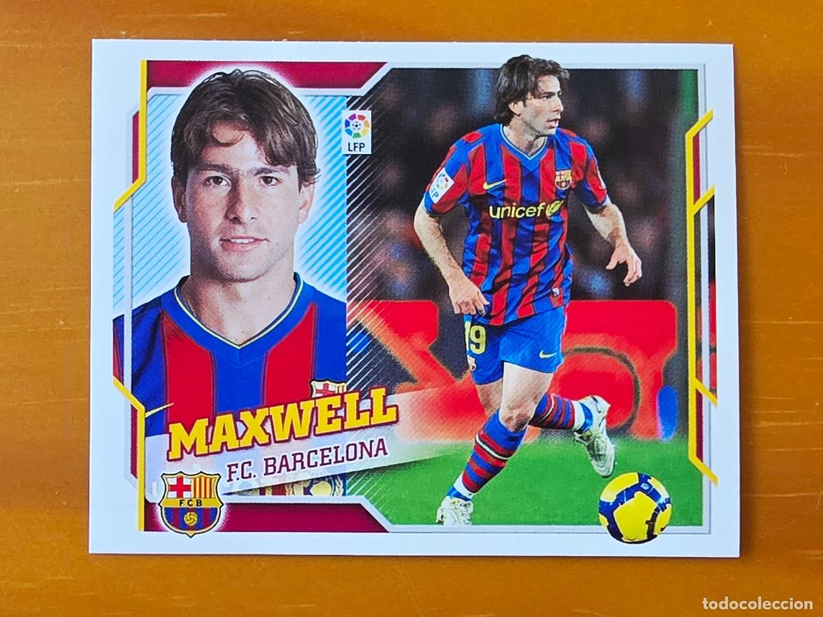 Cromos de f&uacute;tbol: 8 Maxwell, FC Barcelona, Panini Ediciones Liga Este 2010 2011 10 11