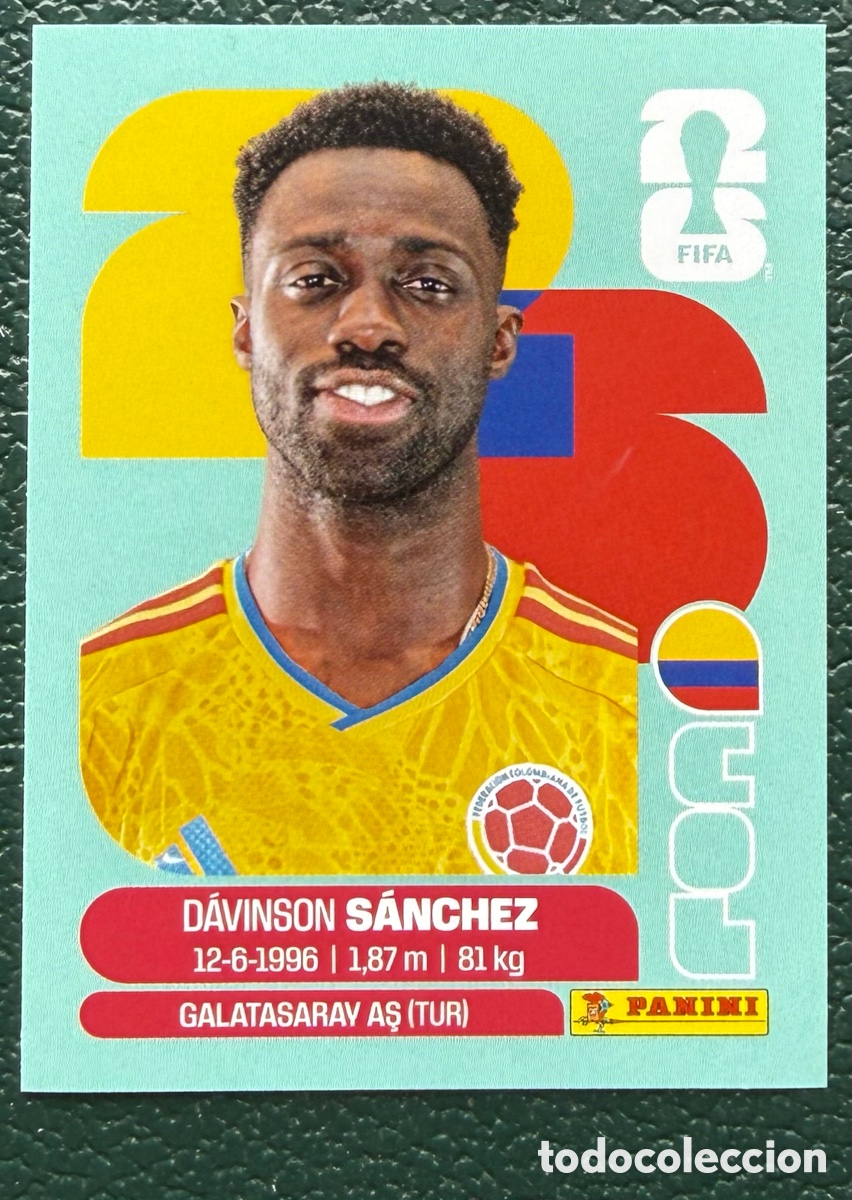 Cromos de f&uacute;tbol: COL 4 DAVINSON SANCHEZ COLOMBIA CROMOS ALBUM FIFA WORLD CUP MUNDIAL 2026 PANINI