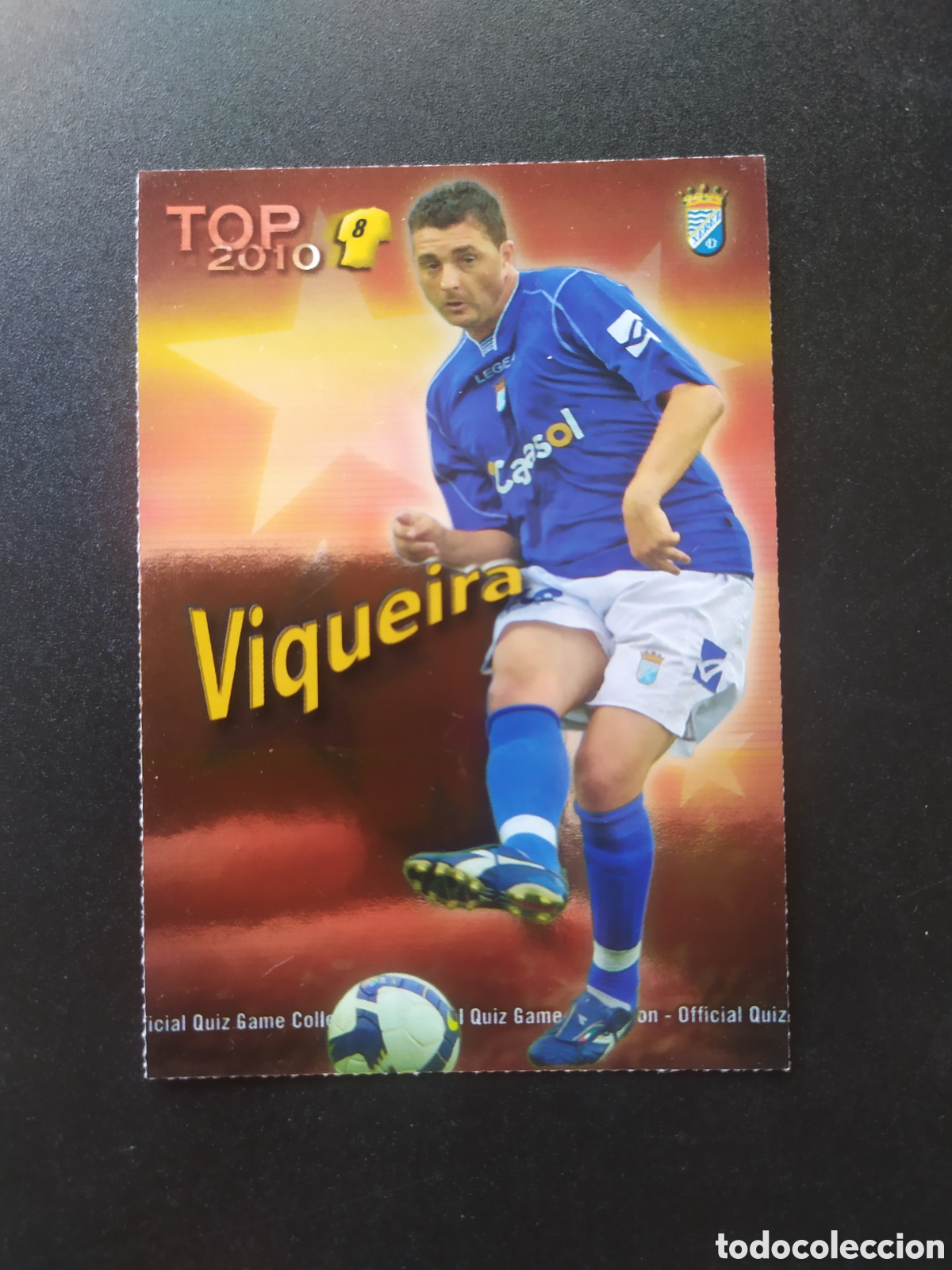 Football Stickers: Mundicromo fichas Liga 2009 2010 09 10 Viqueira top brillo rojo n&deg; 611 Xerez