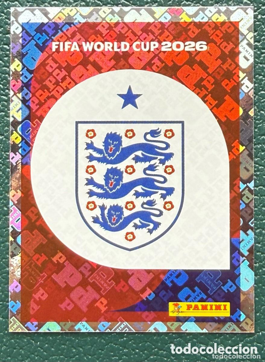 Cromos de f&uacute;tbol: ENG 1 ESCUDO INGLATERRA CROMOS ALBUM FIFA WORLD CUP MUNDIAL 2026 PANINI