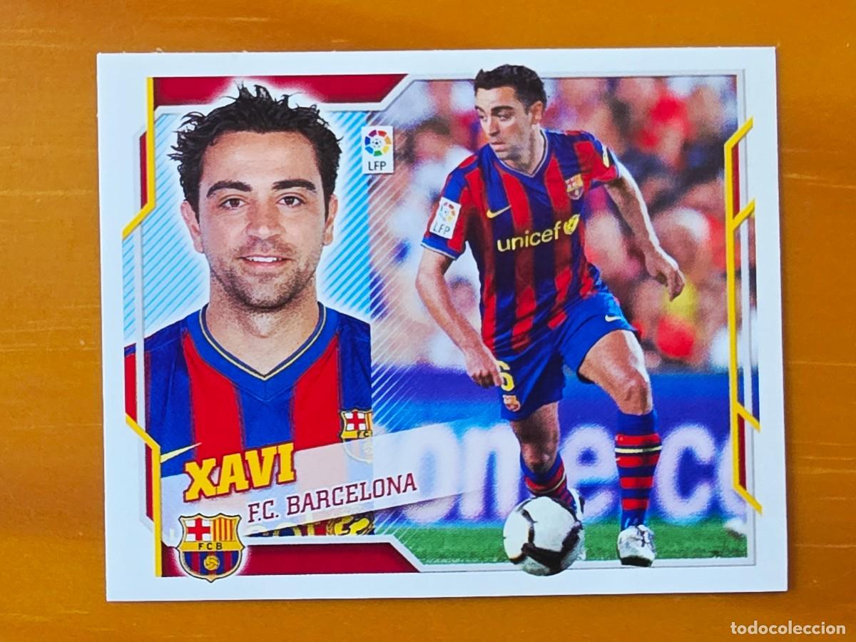 Cromos de f&uacute;tbol: 10 Xavi Hern&aacute;ndez, FC Barcelona, Panini Ediciones Liga Este 2010 2011 10 11
