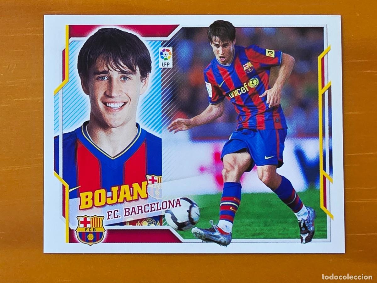Cromos de f&uacute;tbol: 14 A Bojan, FC Barcelona, Panini Ediciones Liga Este 2010 2011 10 11