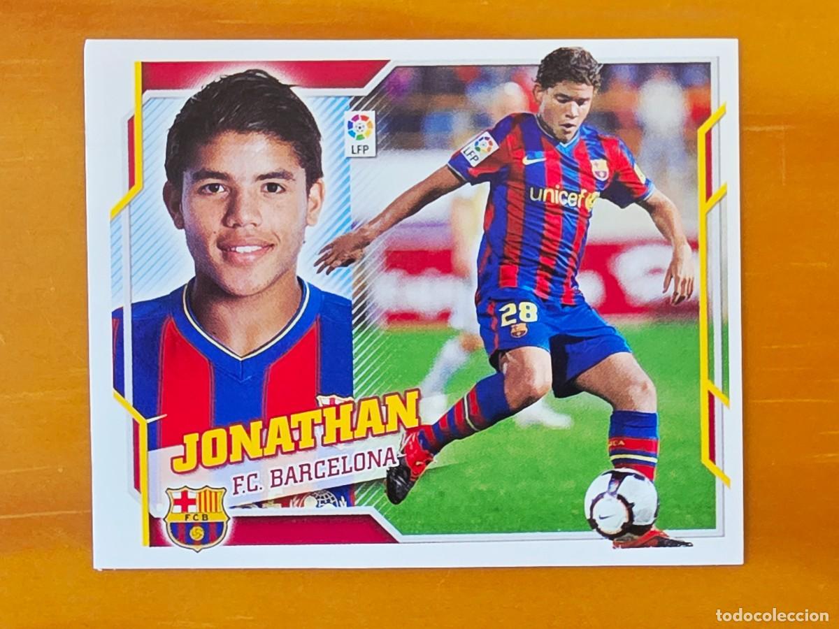 Football Stickers: 14 B Jonathan Dos Santos, FC Barcelona, Panini Ediciones Liga Este 2010 2011 10 11