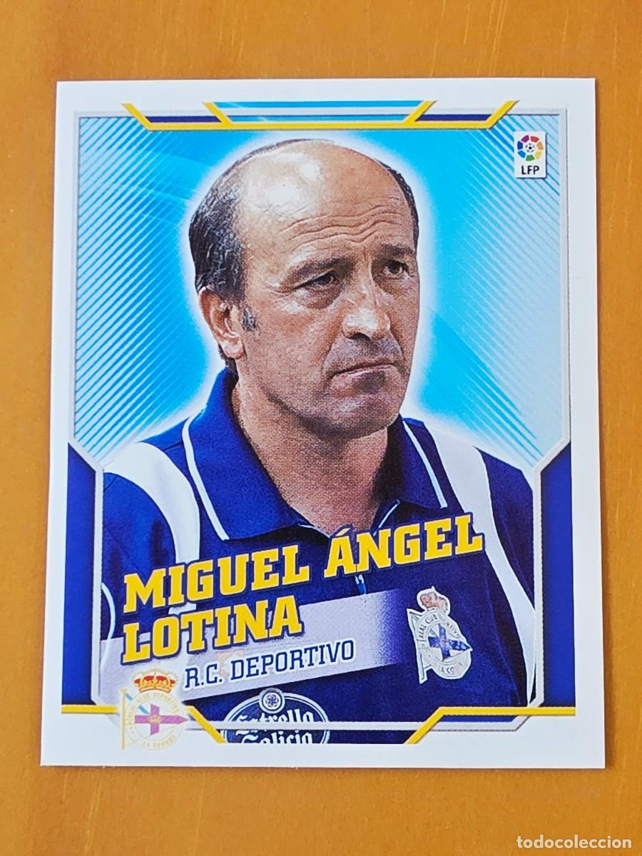 Cromos de Futebol: Entrenador Miguel &Aacute;ngel Lotina, Deportivo de la Coru&ntilde;a, Panini Ediciones Liga Este 2010 2011 10 11