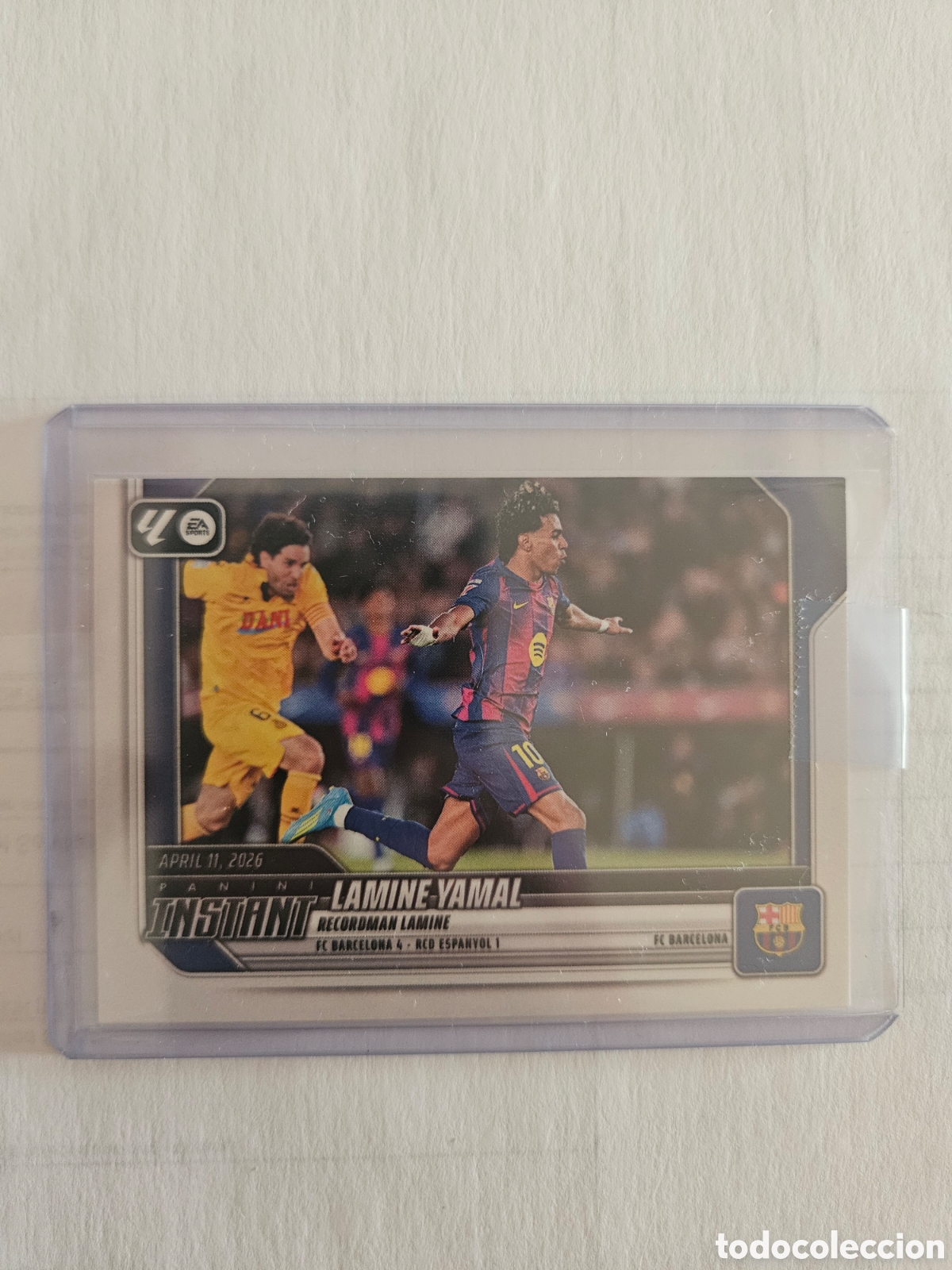 Fu&szlig;ball-Sticker: LAMINE YAMAL PANINI INSTANT N&deg;1 BARCELONA RECORDMAN LAMINE. 1 of 3110.