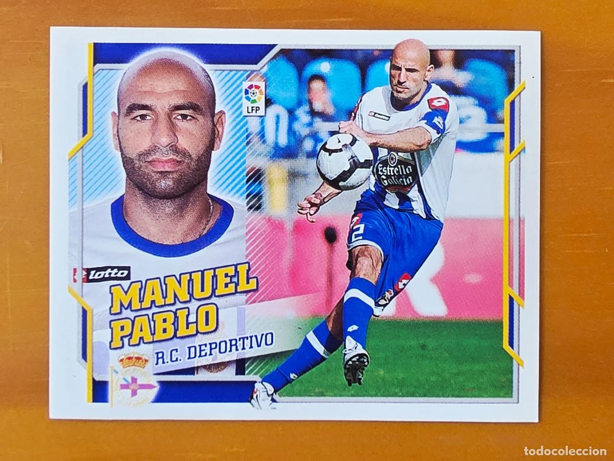 Fu&szlig;ball-Sticker: 3 Manuel Pablo, Deportivo de la Coru&ntilde;a, Panini Ediciones Liga Este 2010 2011 10 11