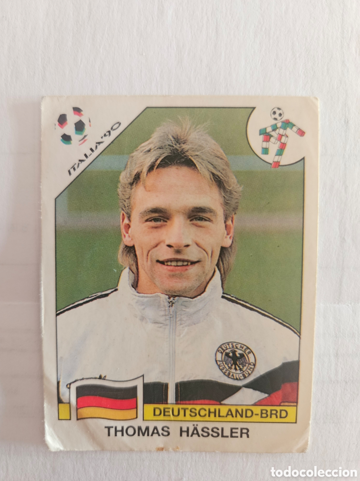 Cromos de f&uacute;tbol: 262 ITALIA 90 MUNDIAL PANINI THOMAS HASSLER - DEUTSCHLAND-BRD ALEMANIA -