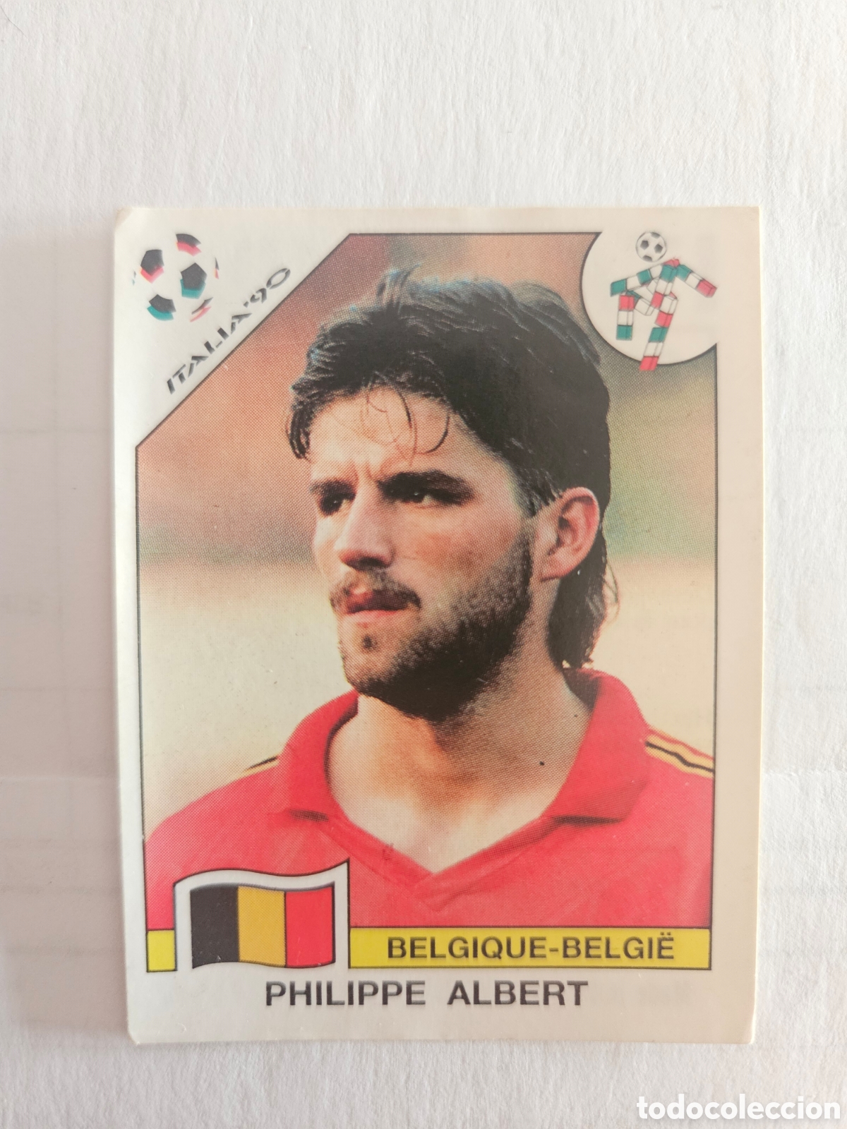Cromos de f&uacute;tbol: 1990 ITALIA 90 - N&ordm; 333 PHILIPPE ALBERT - BELGICA - PANINI