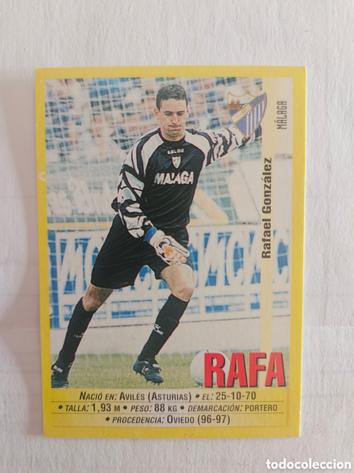 Figurine di Calcio: RAFA MALAGA PANINI 1999 2000 CROMO FUTBOL LIGA 99 00 - SIN PEGAR - 306