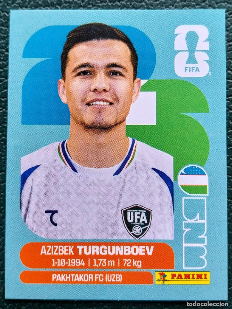 Cromos de f&uacute;tbol: UZB 14 AZIZBEK TURGUNBOEV UZBEKISTAN CROMOS ALBUM FIFA WORLD CUP MUNDIAL 2026 PANINI