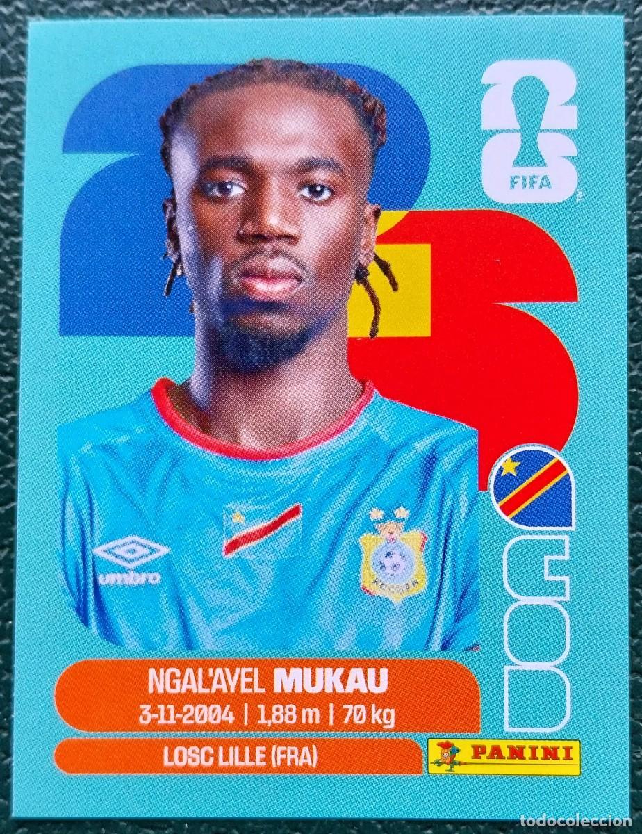 Cromos de f&uacute;tbol: COD 9 NGALAVEL MUKAU REPUBLICA DEL CONGO CROMOS ALBUM FIFA WORLD CUP MUNDIAL 2026 PANINI