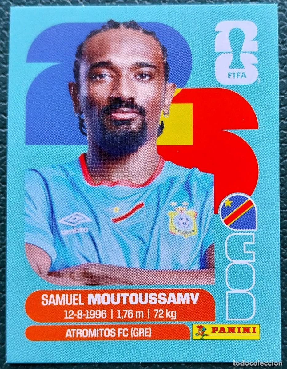 Cromos de f&uacute;tbol: COD 11 SAMUEL MOUTOUSSAMY REPUBLICA DEL CONGO CROMOS ALBUM FIFA WORLD CUP MUNDIAL 2026 PANINI