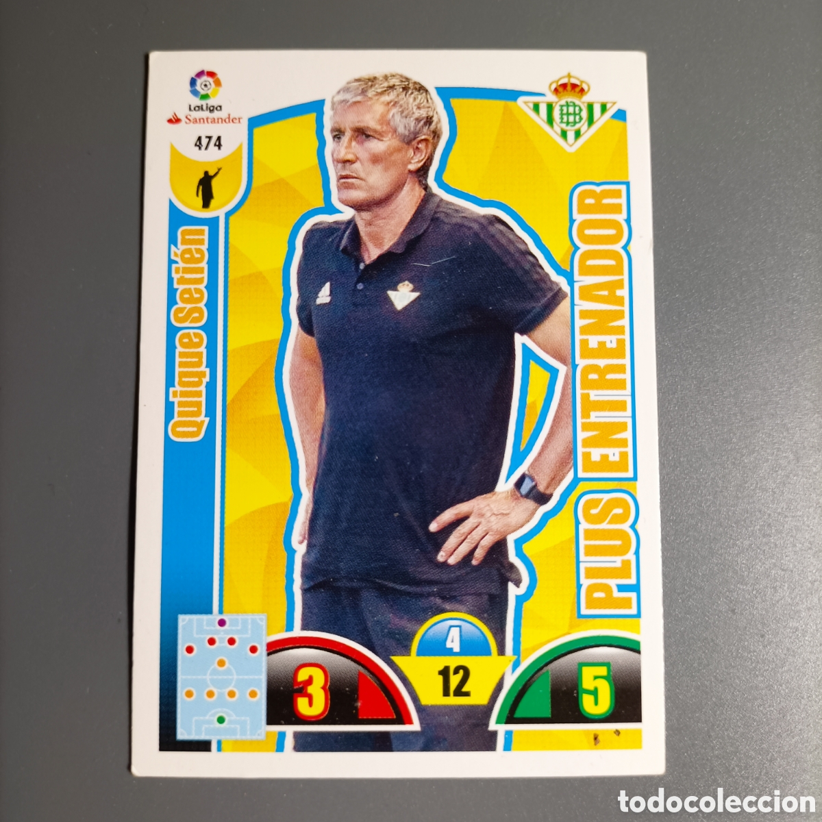 Cromos de f&uacute;tbol: ADRENALYN. LIGA 2017-2018 (BETIS) №474 QUIQUE SETIEN