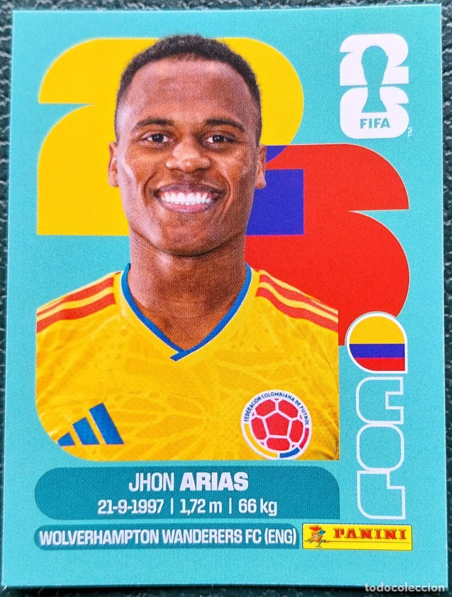 Football Stickers: COL 17 JHON ARIAS COLOMBIA CROMOS ALBUM FIFA WORLD CUP MUNDIAL 2026 PANINI