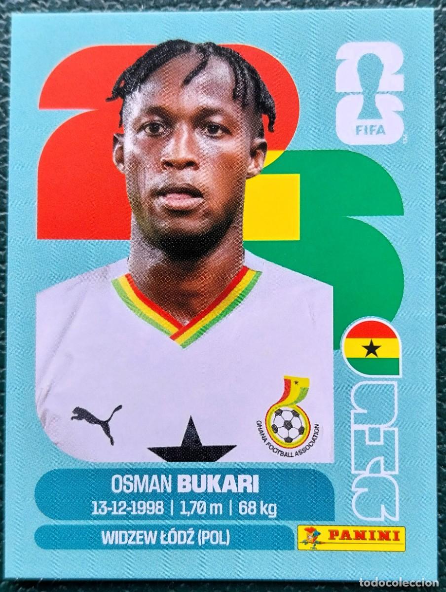 Cromos de f&uacute;tbol: GHA 19 OSMAN BUKARI GHANA CROMOS ALBUM FIFA WORLD CUP MUNDIAL 2026 PANINI