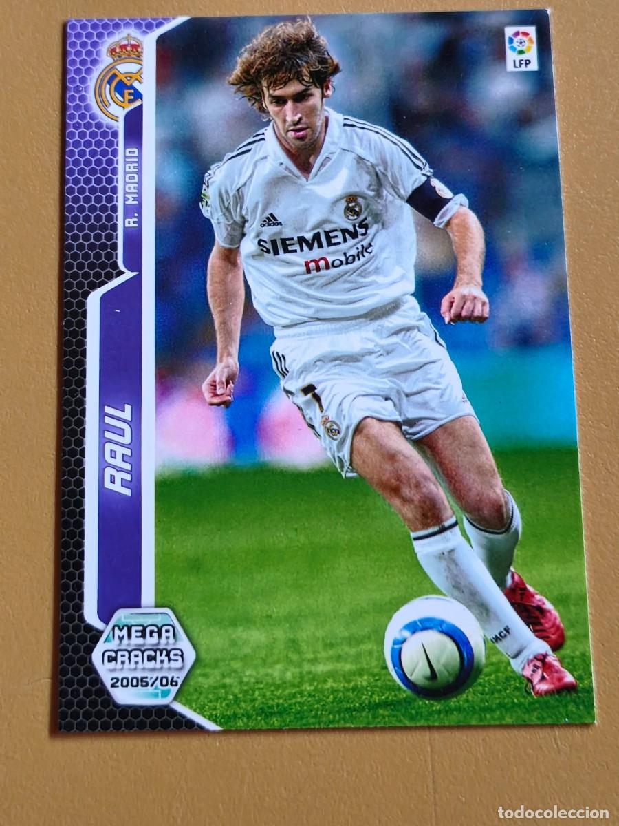 Cromos de f&uacute;tbol: raul, 2005 06 megacracks