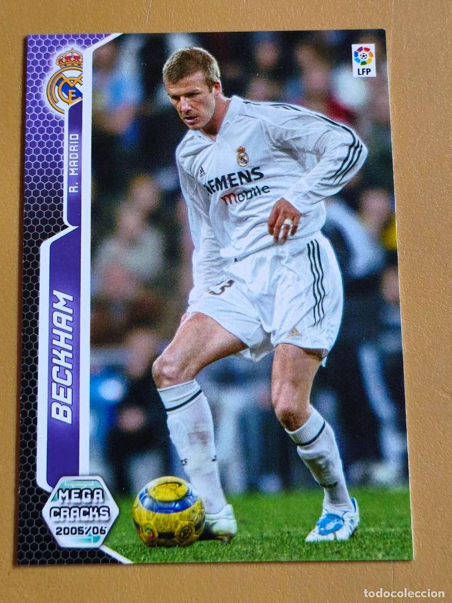 Cromos de f&uacute;tbol: beckham, 2005 06 megacracks