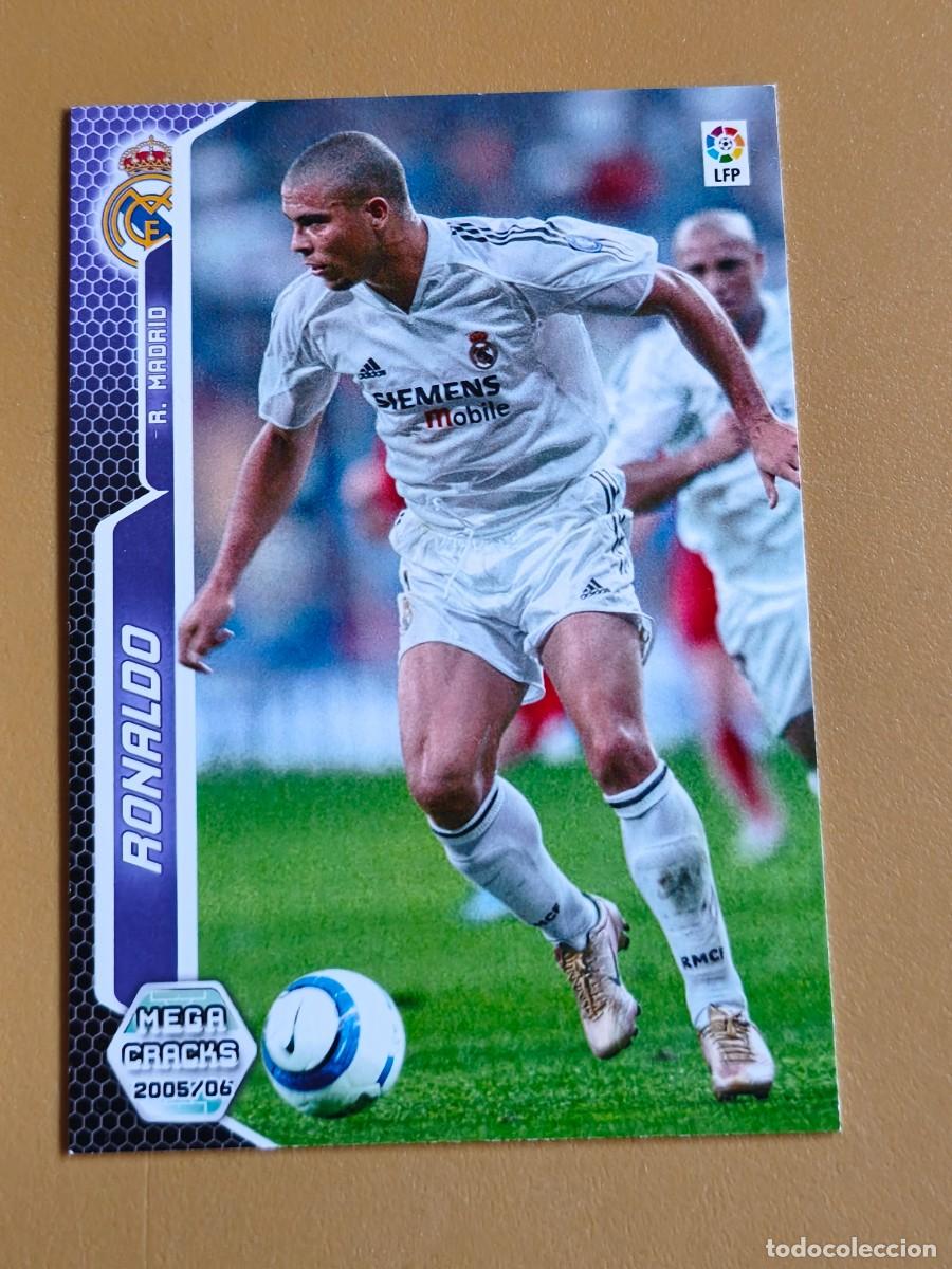 Cromos de f&uacute;tbol: ronaldo, 2005 06 megacracks