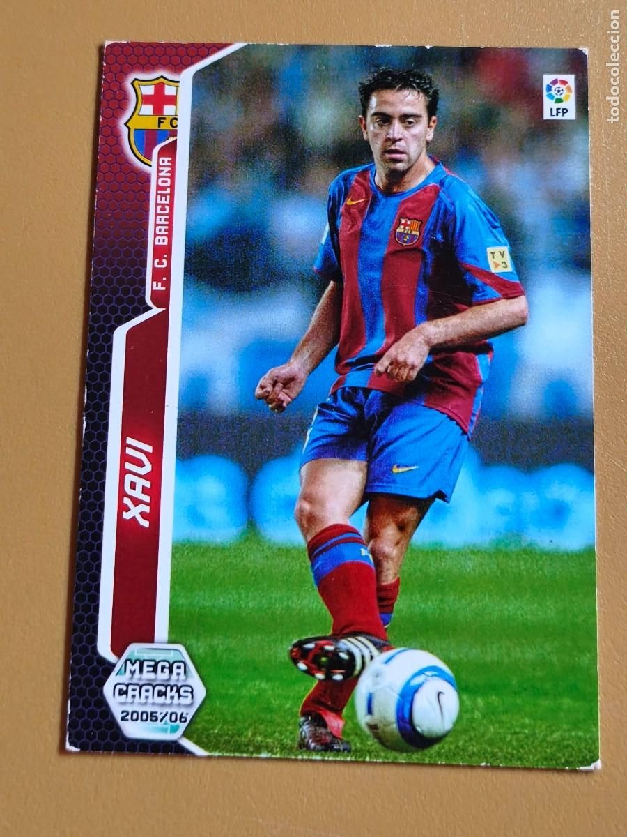 Cromos de f&uacute;tbol: xavi, 2005 06 megacracks