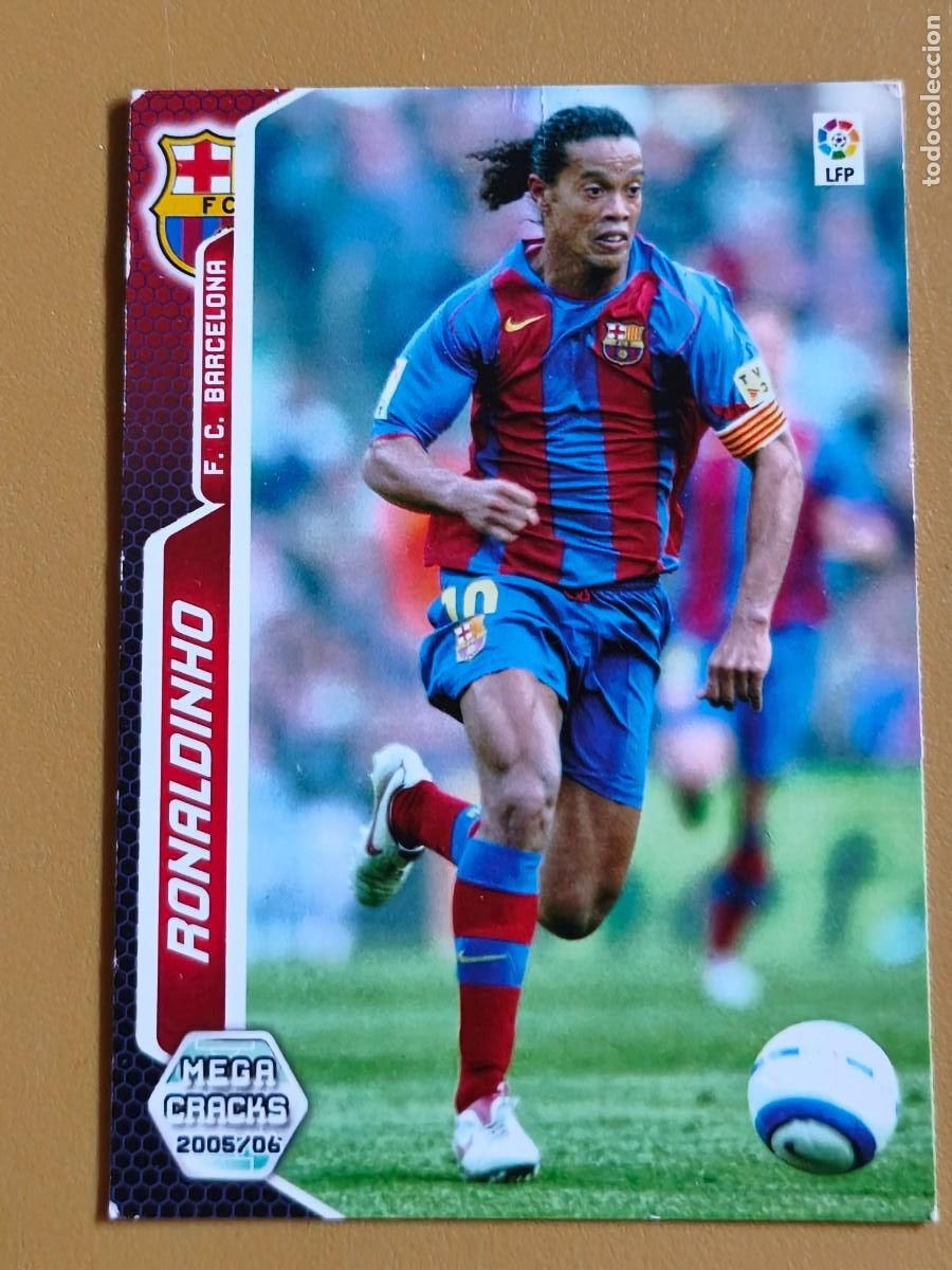Cromos de f&uacute;tbol: ronaldinho, 2005 06 megacracks