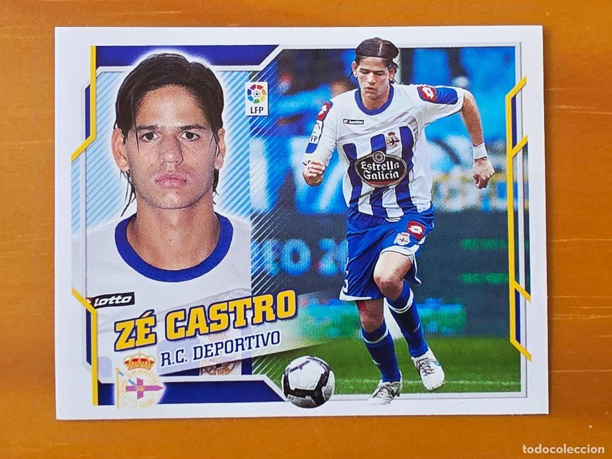 Cromos de f&uacute;tbol: 4 B Z&eacute; Castro, Deportivo de la Coru&ntilde;a, Panini Ediciones Liga Este 2010 2011 10 11