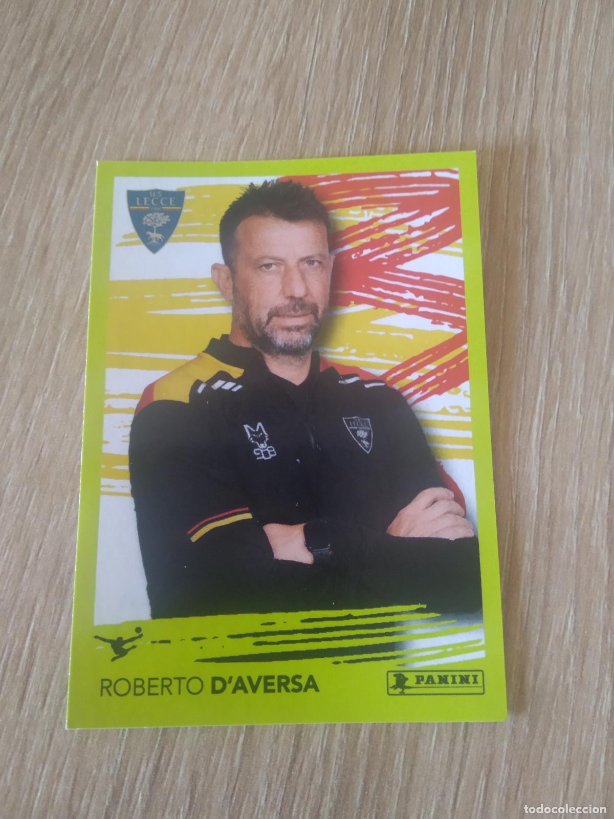 Cromos de f&uacute;tbol: 303 ROBERTO D'AVERSA LECCE CROMO FUTBOL PANINI LIGA ITALIA 23-24 CALCIATORI 2023-2024