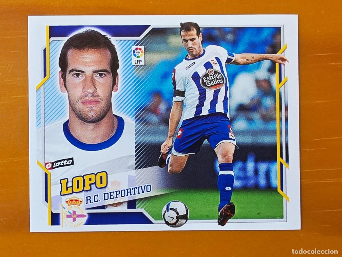 Cromos de f&uacute;tbol: 5 Alberto Lopo, Deportivo de la Coru&ntilde;a, Panini Ediciones Liga Este 2010 2011 10 11