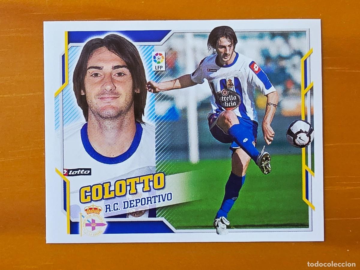 Cromos de f&uacute;tbol: 6 Colotto, Deportivo de la Coru&ntilde;a, Panini Ediciones Liga Este 2010 2011 10 11