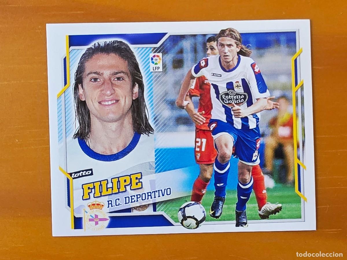 Cromos de f&uacute;tbol: 7 A Filip3 Luis, Deportivo de la Coru&ntilde;a, Panini Ediciones Liga Este 2010 2011 10 11