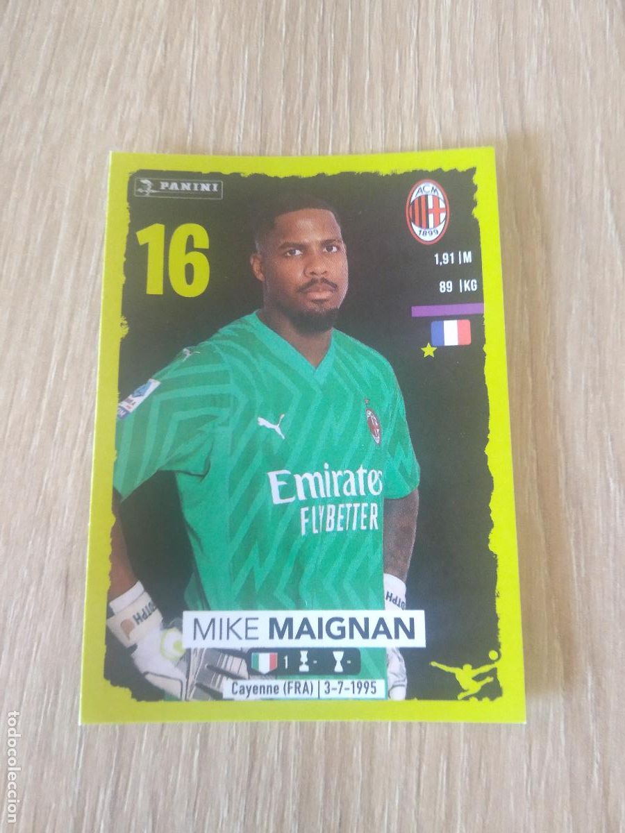 Cromos de f&uacute;tbol: 307 MIKE MAIGNAN AC MILAN CROMO FUTBOL PANINI LIGA ITALIA 23-24 CALCIATORI 2023-2024