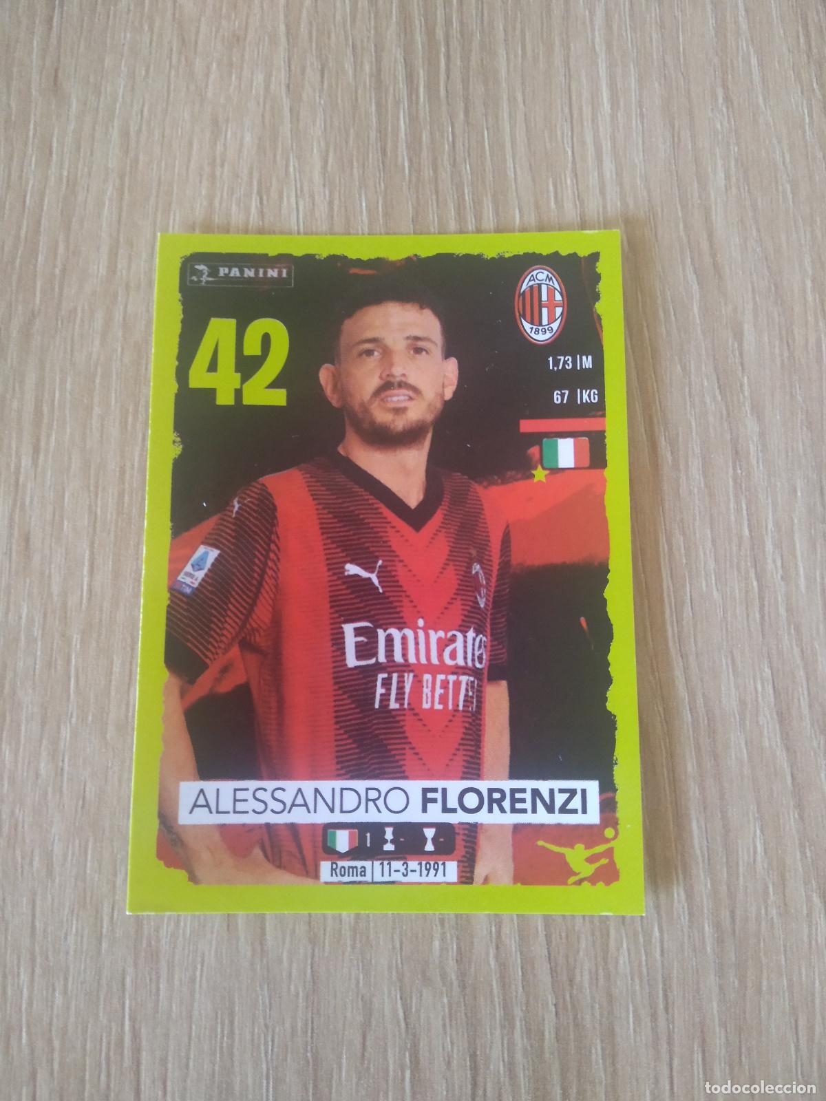 Cromos de f&uacute;tbol: 310 ALESSANDRO FLORENZI AC MILAN CROMO FUTBOL PANINI LIGA ITALIA 23-24 CALCIATORI 2023-2024