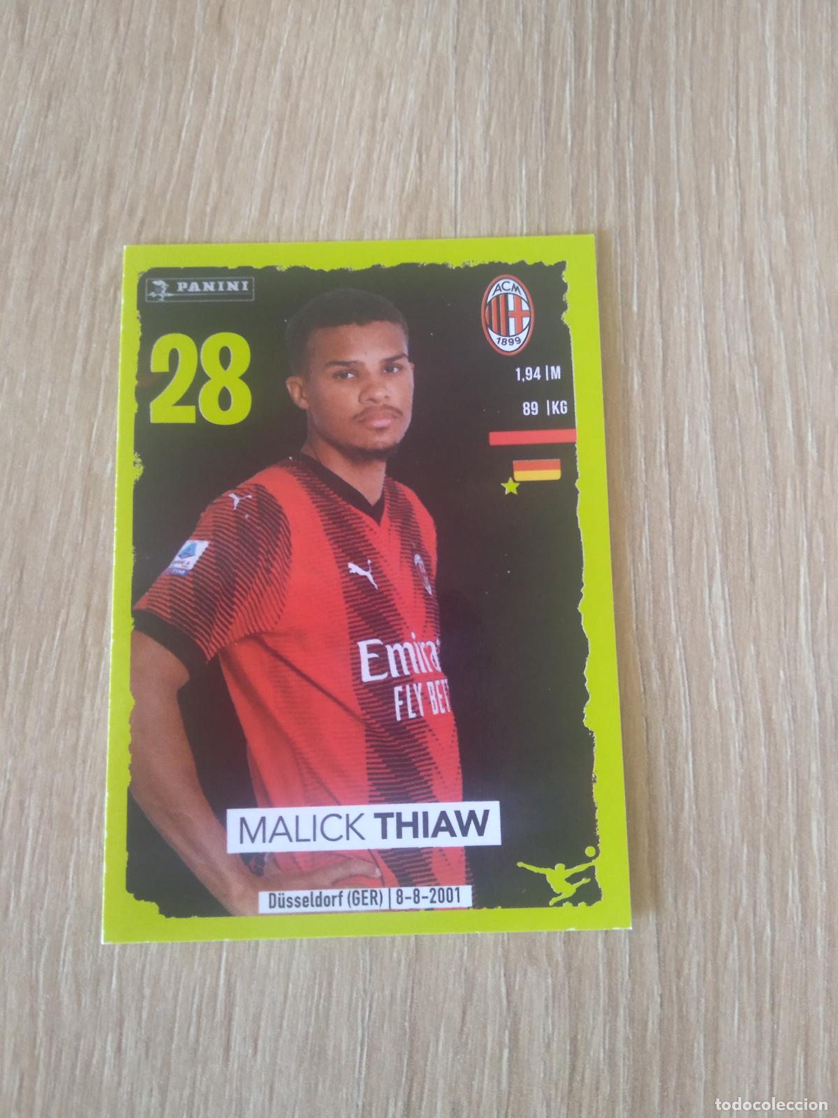 Cartes &agrave; collectionner de Football: 314 MALICK THIAW AC MILAN CROMO FUTBOL PANINI LIGA ITALIA 23-24 CALCIATORI 2023-2024