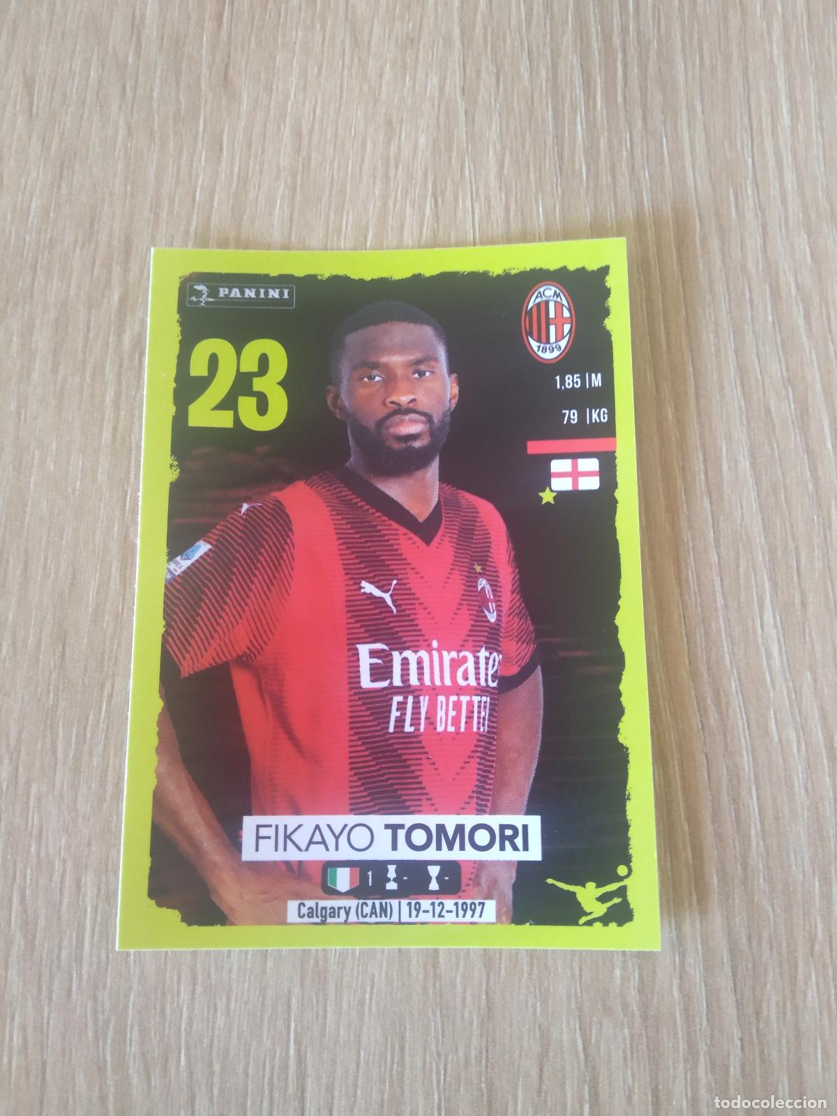 Cartes &agrave; collectionner de Football: 316 FIKAYO TOMORI AC MILAN CROMO FUTBOL PANINI LIGA ITALIA 23-24 CALCIATORI 2023-2024