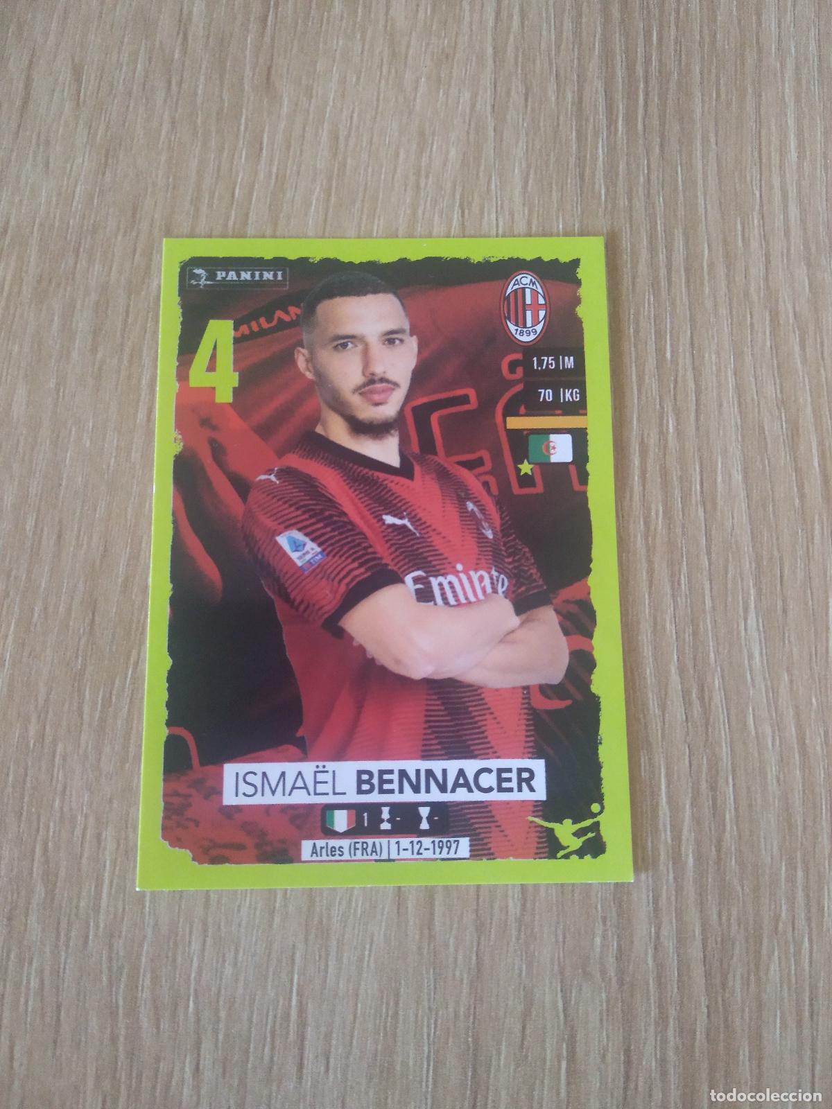 Cartes &agrave; collectionner de Football: 318 ISMAEL BENNACER AC MILAN CROMO FUTBOL PANINI LIGA ITALIA 23-24 CALCIATORI 2023-2024