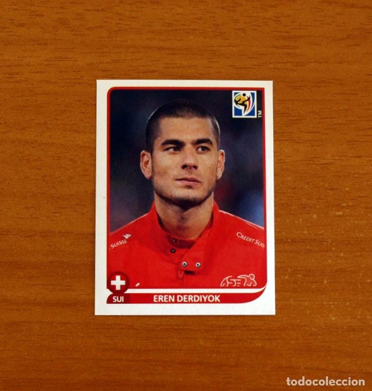 Football Stickers: Suiza -N&ordm; 599 Eren Derdiyok -Mundial South Africa 2010 FIFA World Cup-Panini -Nunca Pegado