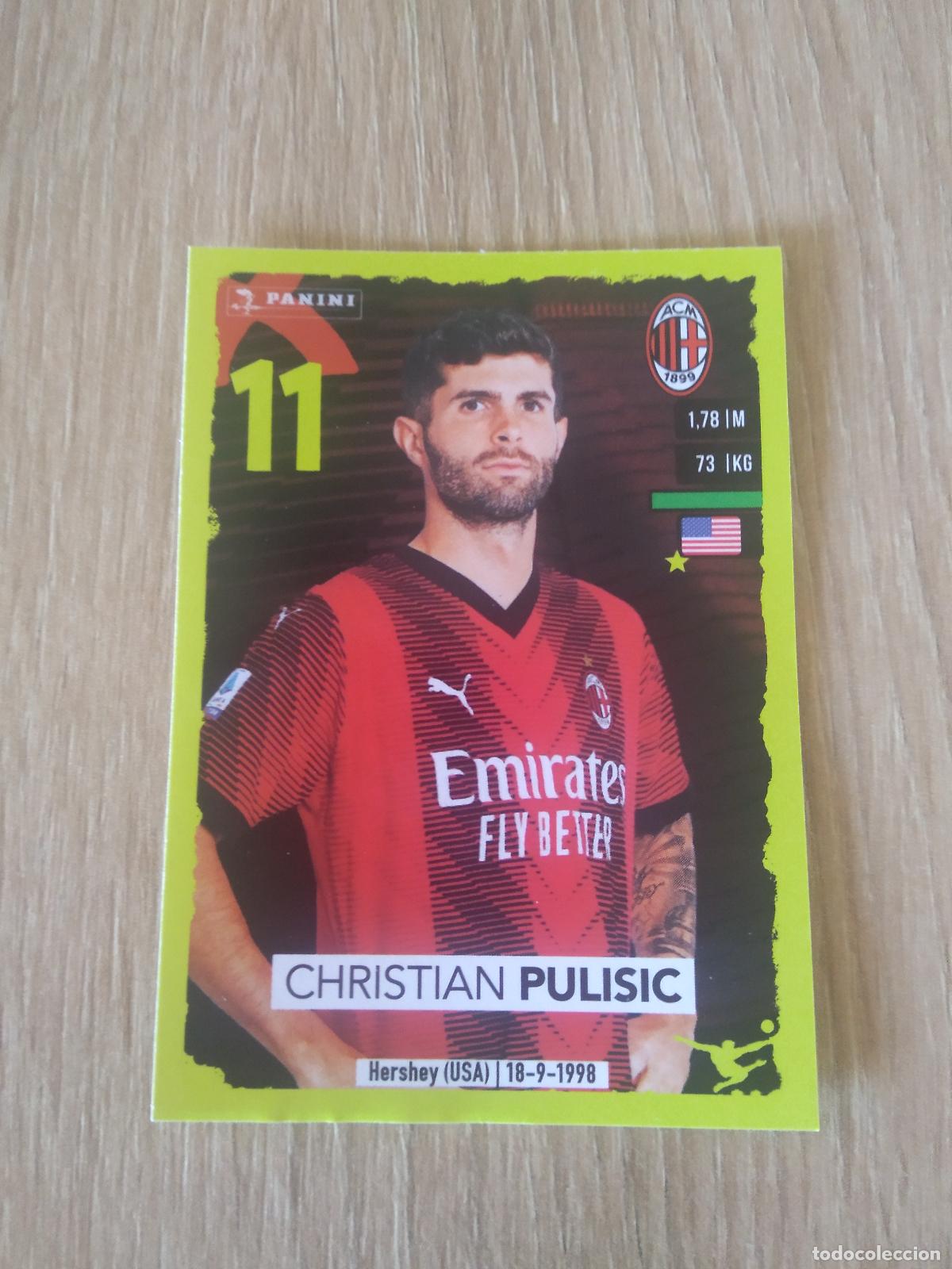 Cromos de f&uacute;tbol: 327 PULISIC AC MILAN CROMO FUTBOL PANINI LIGA ITALIA 23-24 CALCIATORI 2023-2024