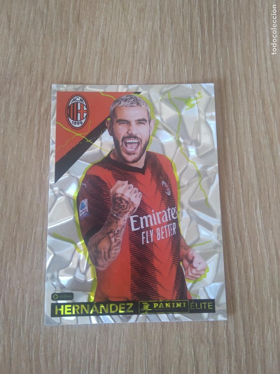 Cromos de f&uacute;tbol: 330 THEO HERNANDEZ AC MILAN CROMO FUTBOL PANINI LIGA ITALIA 23-24 CALCIATORI 2023-2024
