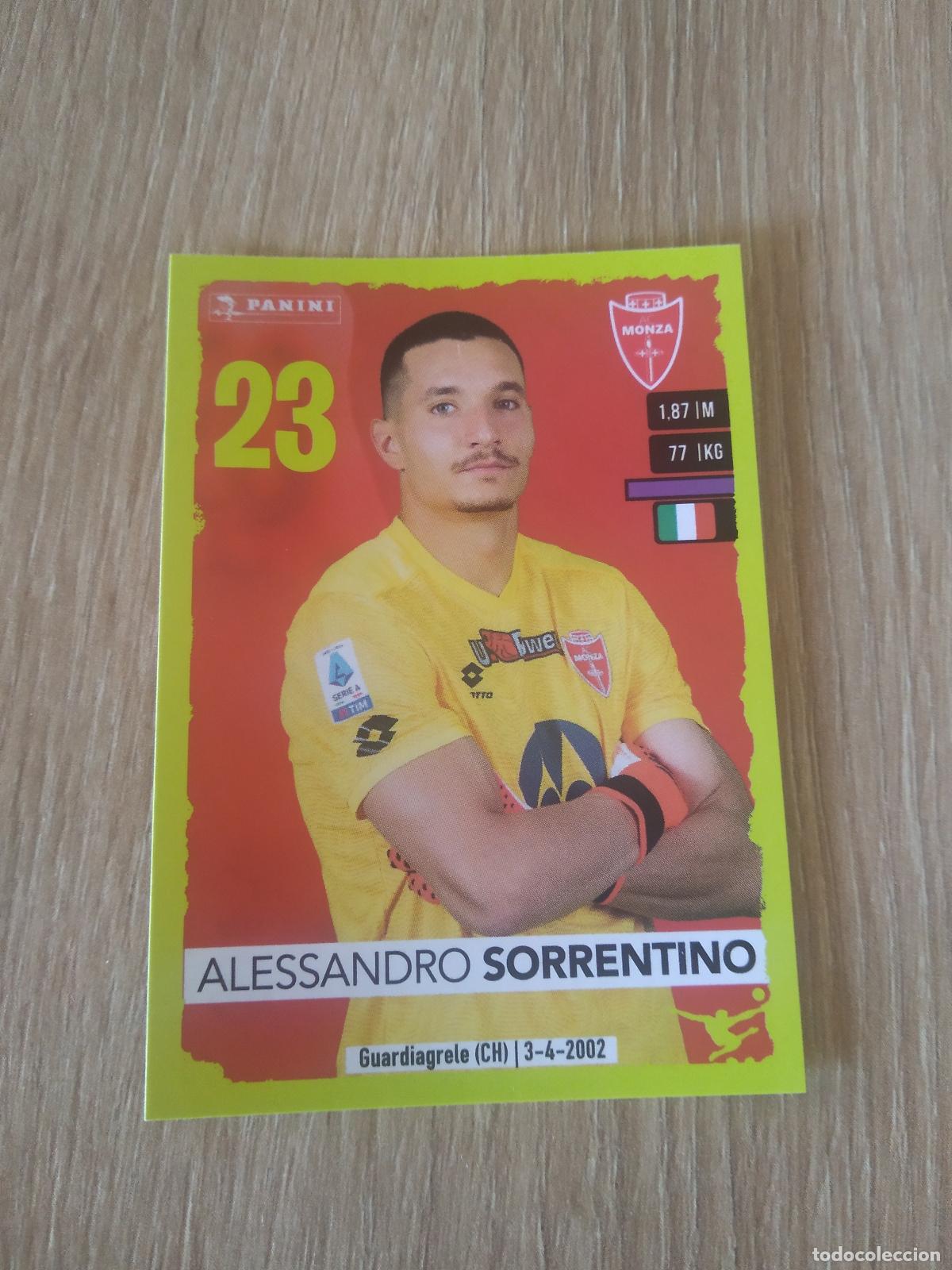 Cromos de f&uacute;tbol: 333 ALESSANDRO SORRENTINO MONZA CROMO FUTBOL PANINI LIGA ITALIA 23-24 CALCIATORI 2023-2024