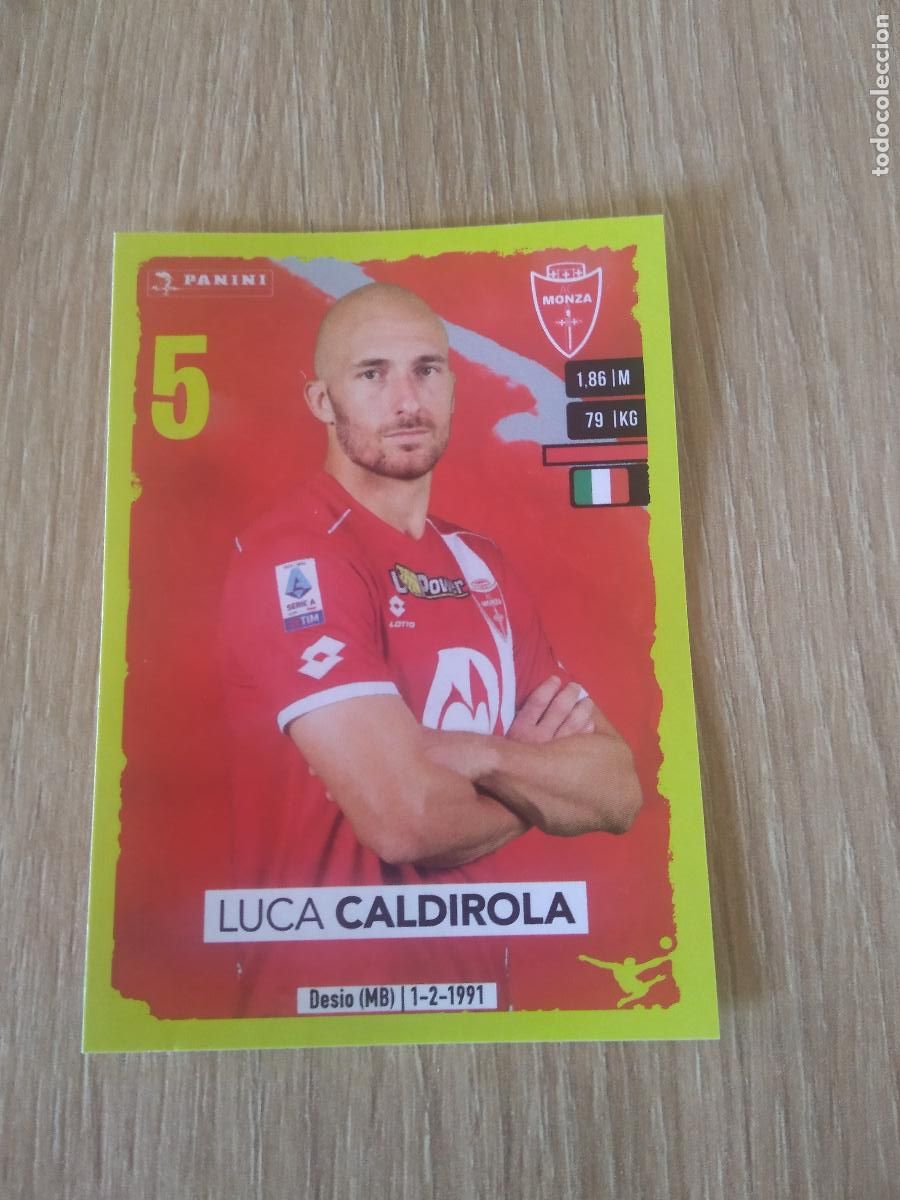 Cromos de f&uacute;tbol: 335 LUCA CALDIROLA MONZA CROMO FUTBOL PANINI LIGA ITALIA 23-24 CALCIATORI 2023-2024