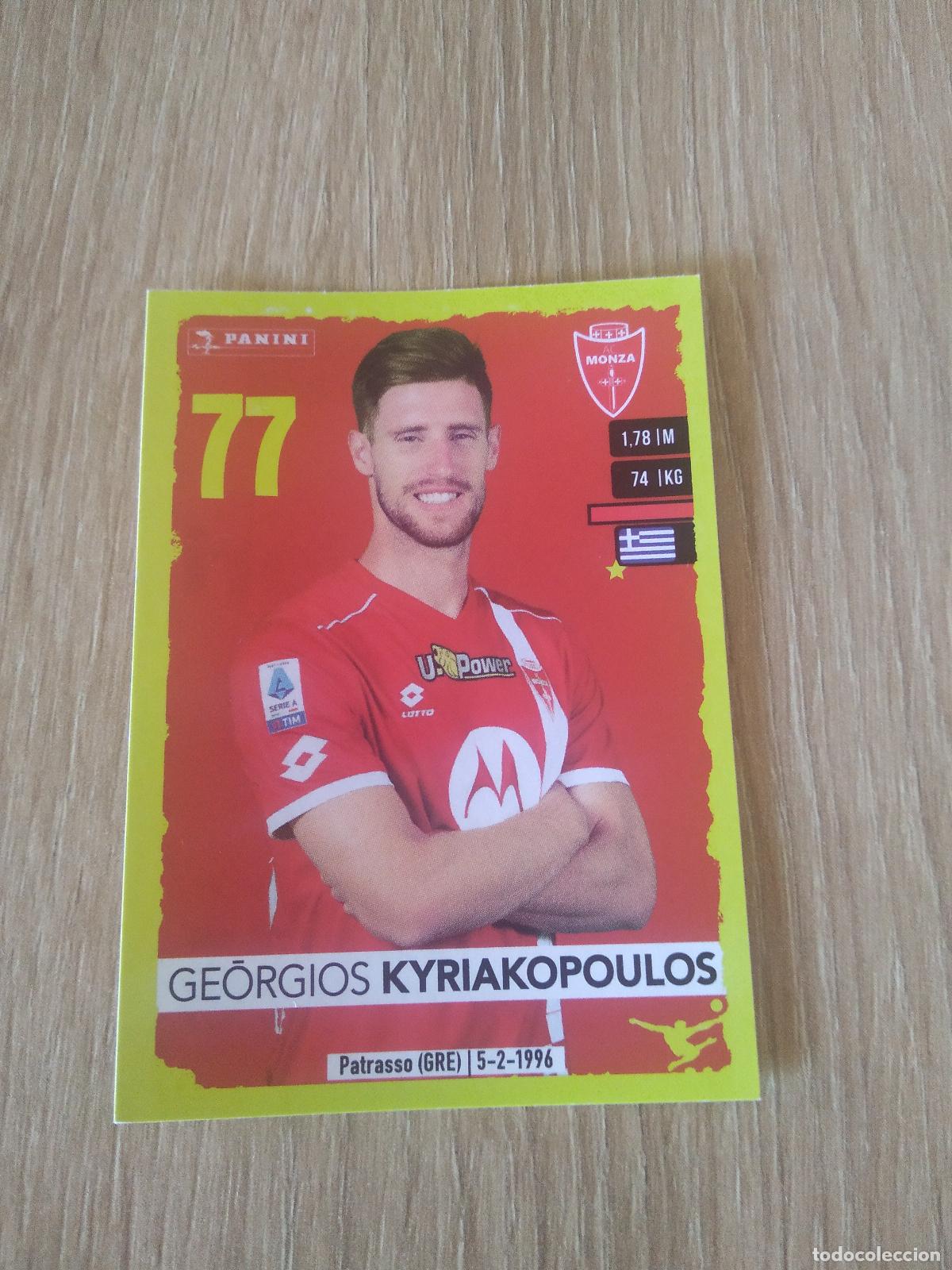 Fu&szlig;ball-Sticker: 339 KYRIAKOPOULOS MONZA CROMO FUTBOL PANINI LIGA ITALIA 23-24 CALCIATORI 2023-2024
