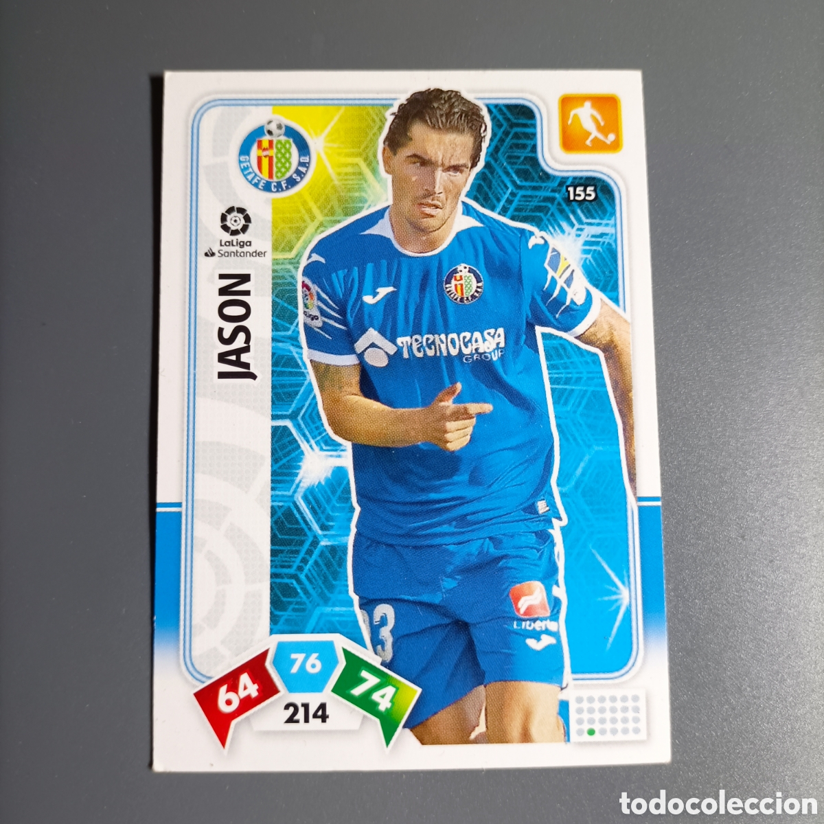 Fu&szlig;ball-Sticker: ADRENALYN. LIGA 2019-2020 (GETAFE) №155 JASON