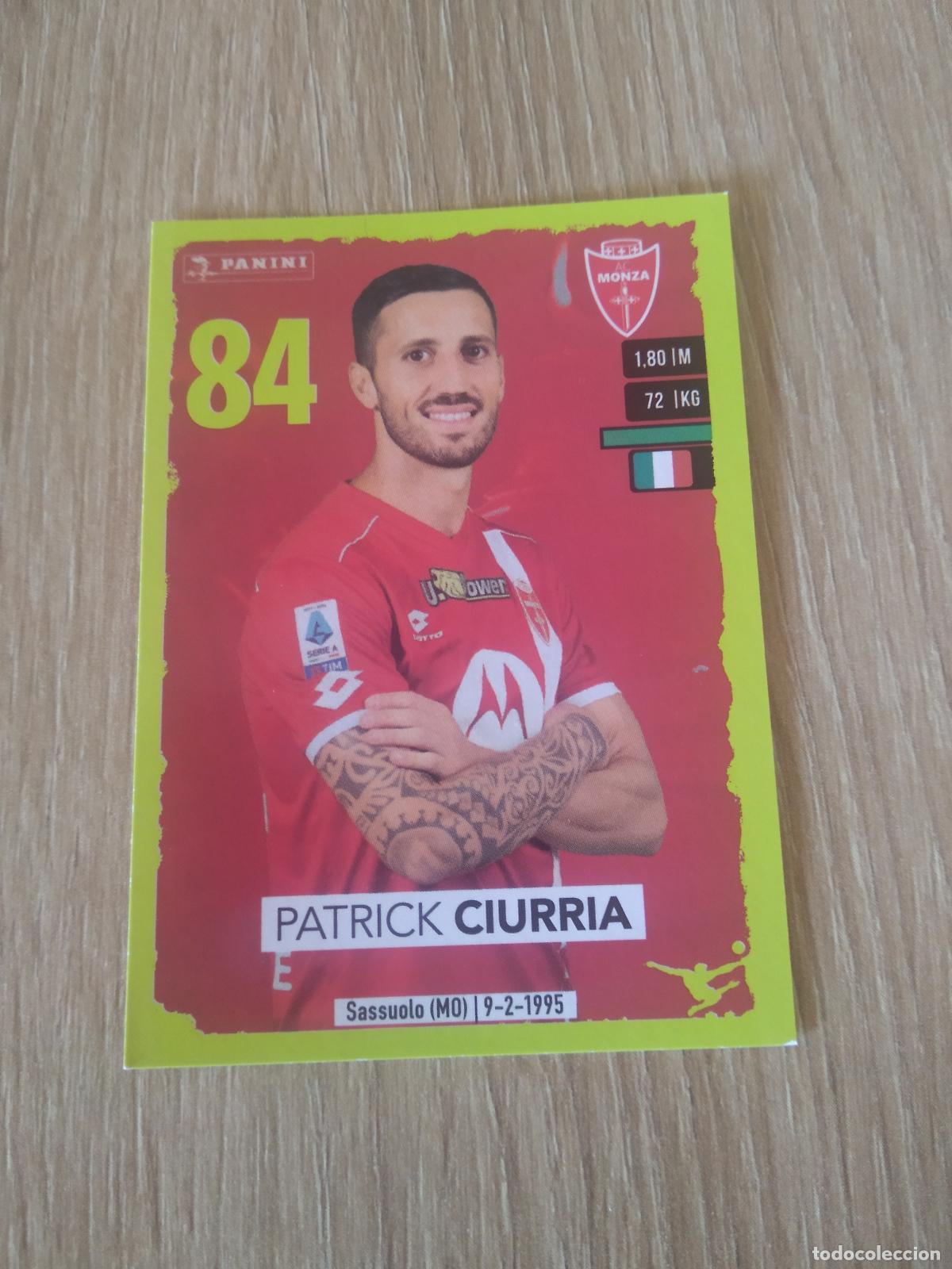 Cromos de f&uacute;tbol: 349 PATRICK CIURRIA MONZA CROMO FUTBOL PANINI LIGA ITALIA 23-24 CALCIATORI 2023-2024