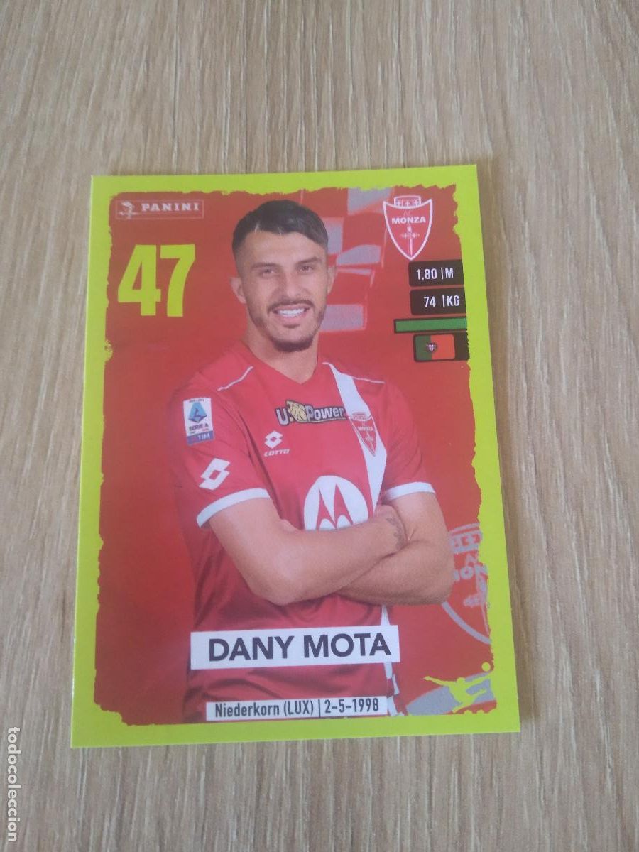 Cromos de f&uacute;tbol: 350 DANY MOTA MONZA CROMO FUTBOL PANINI LIGA ITALIA 23-24 CALCIATORI 2023-2024