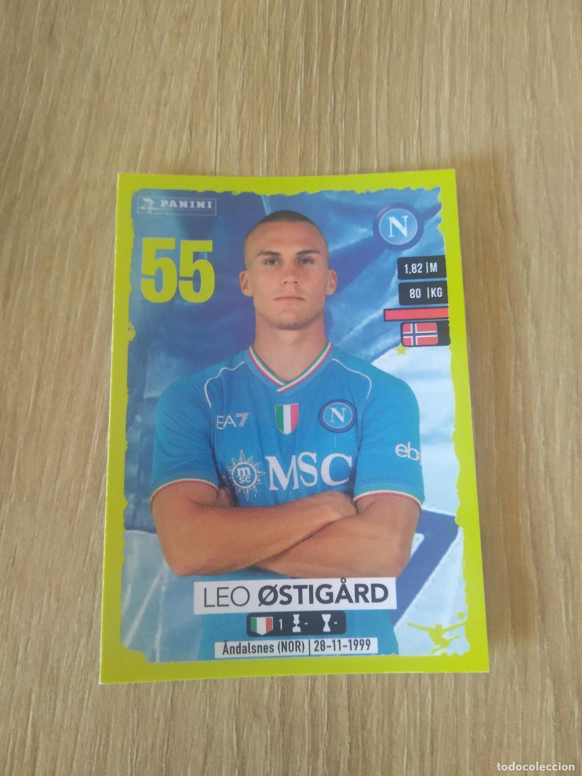 Cromos de f&uacute;tbol: 364 LEO OSTIGARD NAPOLES NAPOLI CROMO FUTBOL PANINI LIGA ITALIA 23-24 CALCIATORI 2023-2024