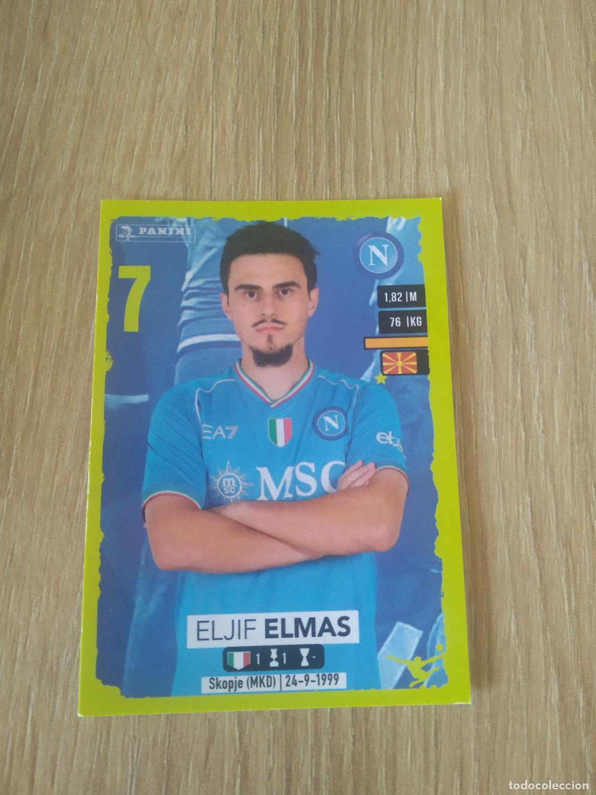 Cromos de f&uacute;tbol: 369 ELJIF ELMAS NAPOLES NAPOLI CROMO FUTBOL PANINI LIGA ITALIA 23-24 CALCIATORI 2023-2024