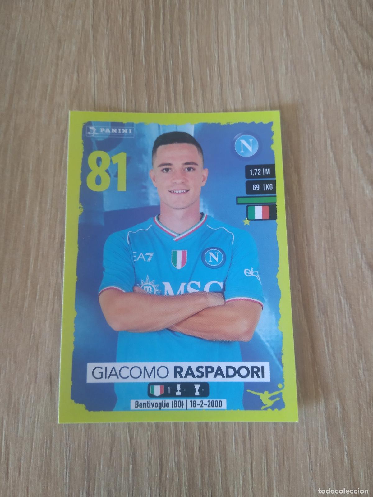 Cromos de Futebol: 376 GIACOMO RASPADORI NAPOLES NAPOLI CROMO FUTBOL PANINI LIGA ITALIA 23-24 CALCIATORI 2023-2024