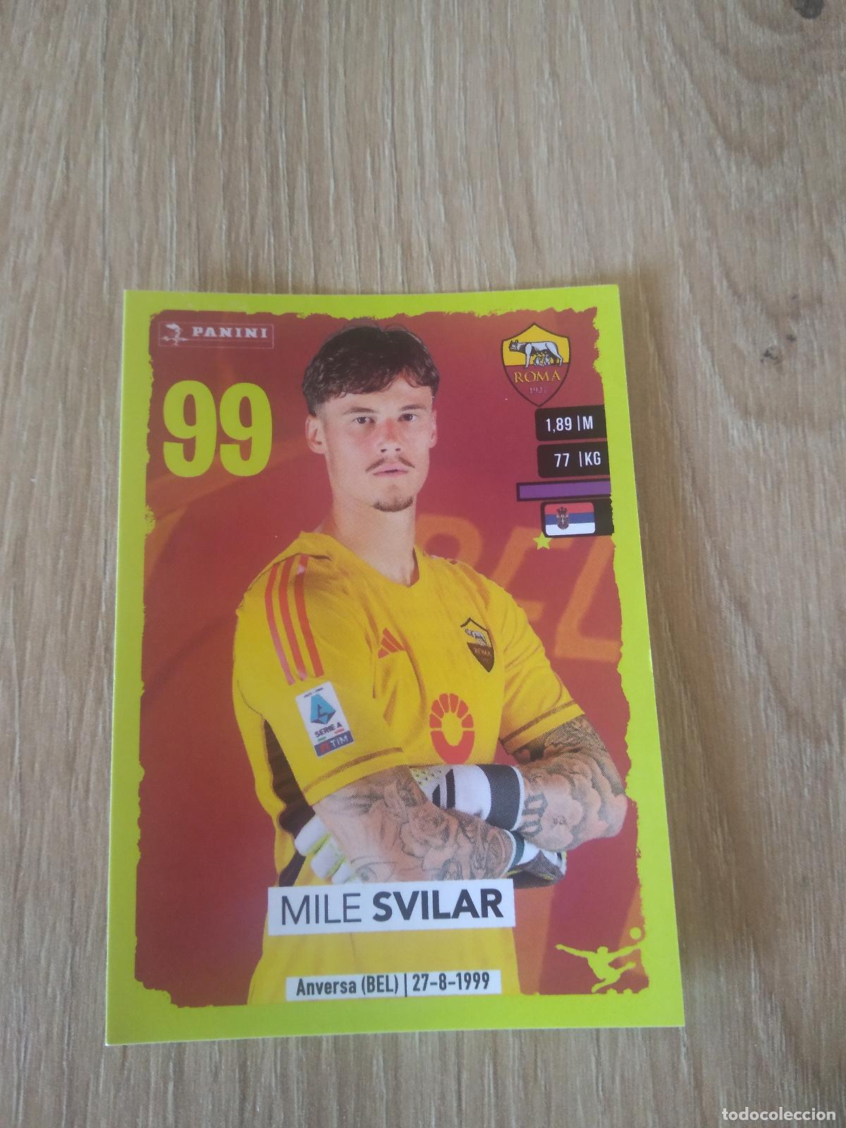 Cromos de f&uacute;tbol: 383 MILE SVILAR ROMA CROMO FUTBOL PANINI LIGA ITALIA 23-24 CALCIATORI 2023-2024