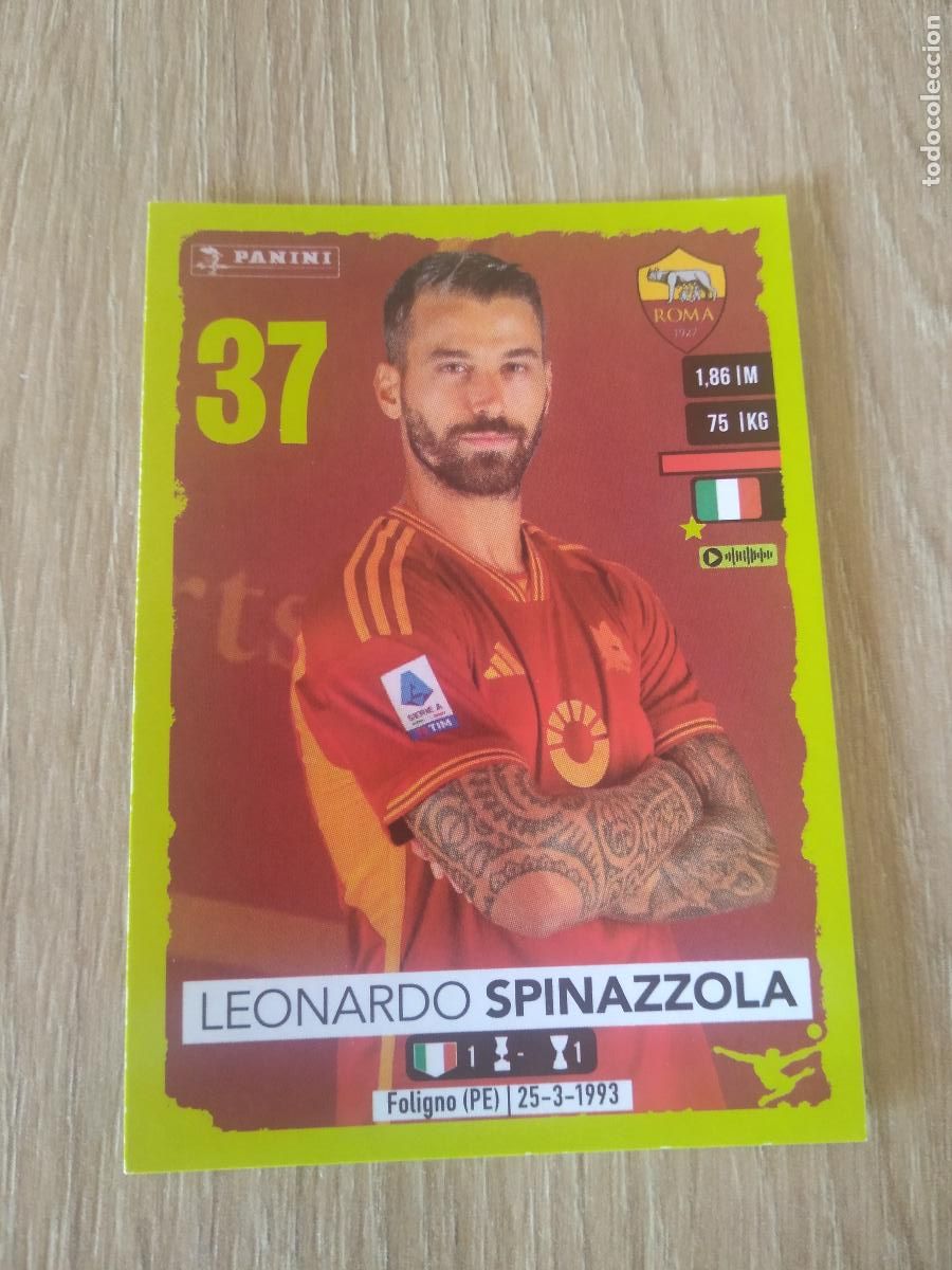 Cromos de f&uacute;tbol: 391 SPINAZZOLA ROMA CROMO FUTBOL PANINI LIGA ITALIA 23-24 CALCIATORI 2023-2024