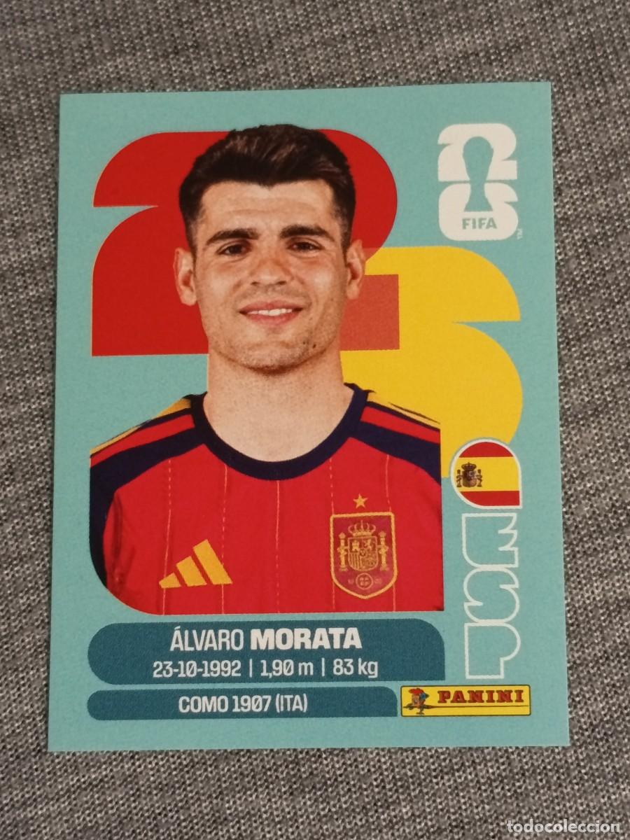 Cromos de f&uacute;tbol: MORATA ESP 19 STICKER MUNDIAL 2026 PANINI FIFA WORLD CUP NUEVO